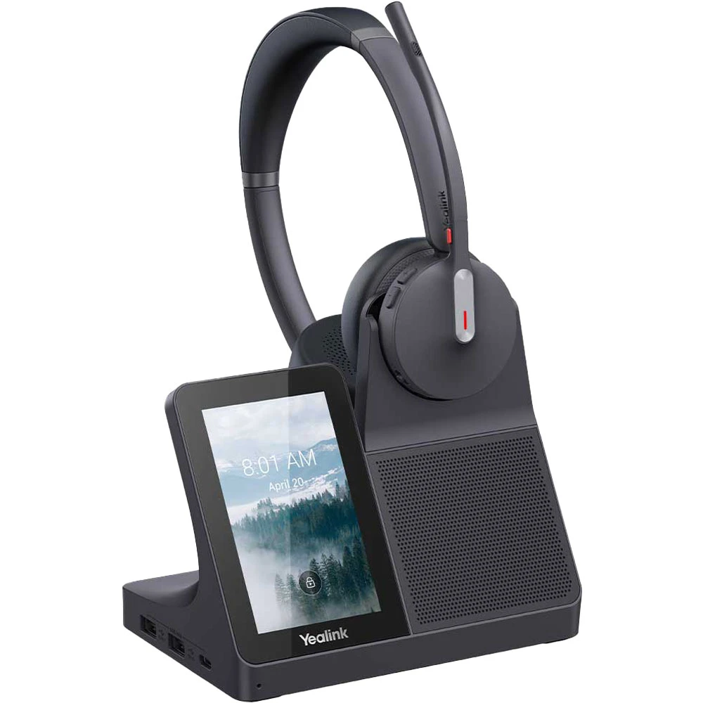 Yealink WH64 Workstation DECT Wireless Dual Headset