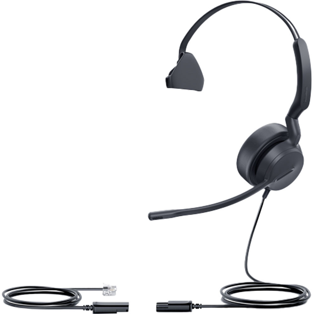 Yealink YHS36 E2 QD to RJ Wired Mono Headset